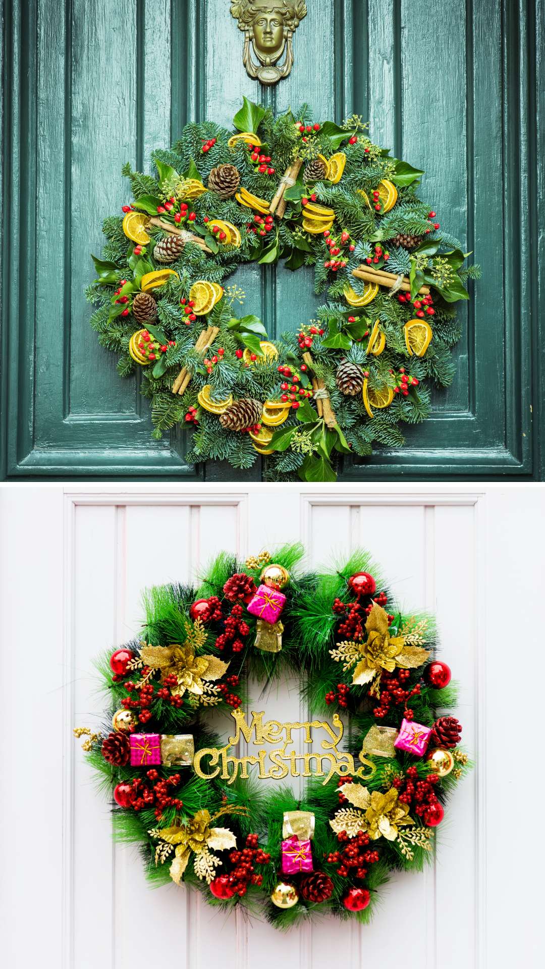 15 Ideias Criativas de Decoração de Natal para Porta de Apartamento que ...