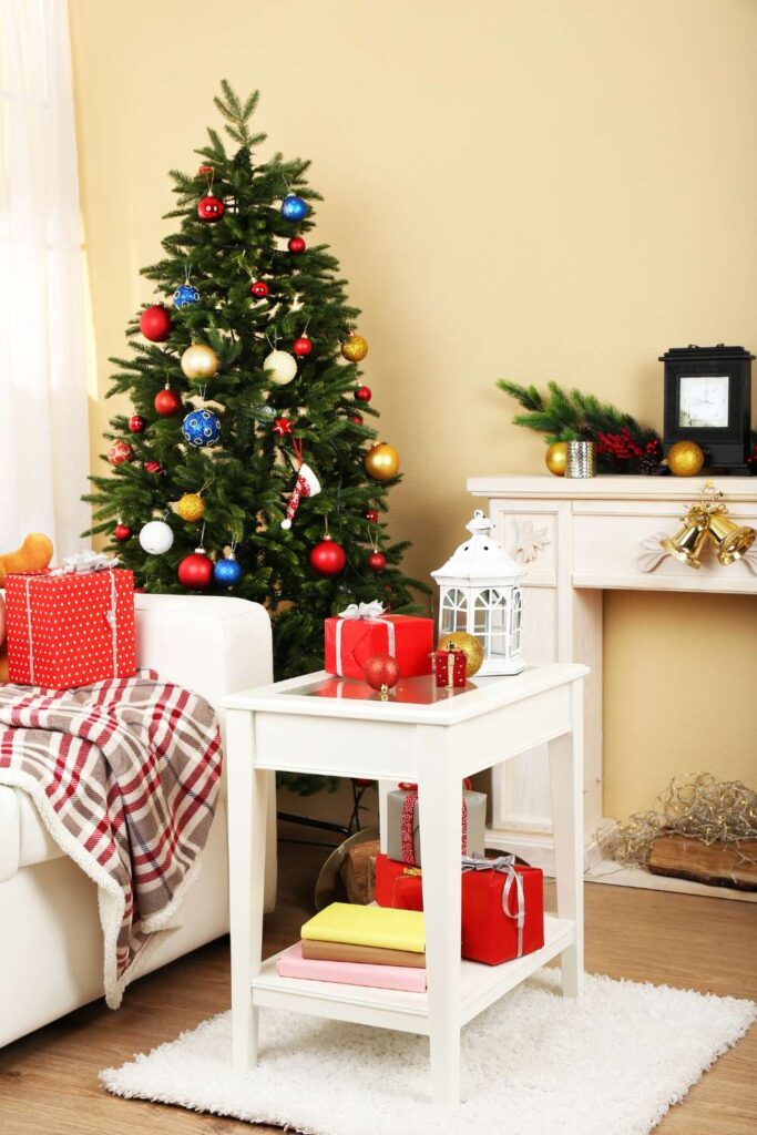 decoração simples de Natal para sala