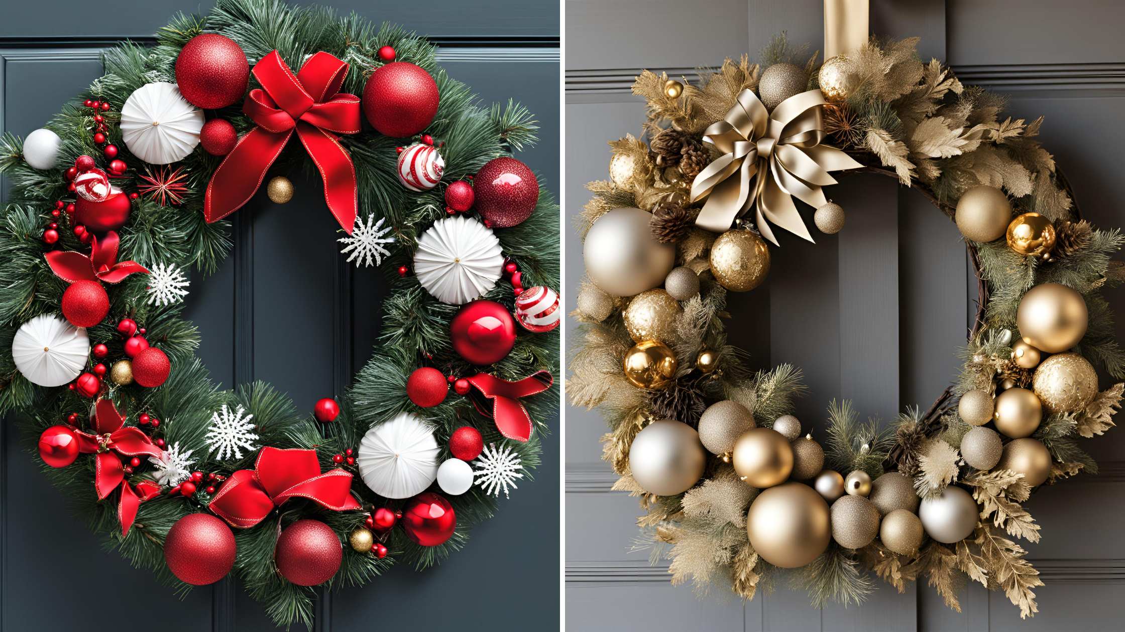 guirlanda de porta para natal