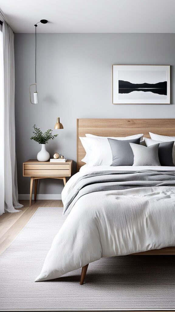 Scandinavian Serenity_ Modern Luxury Bedroom Design