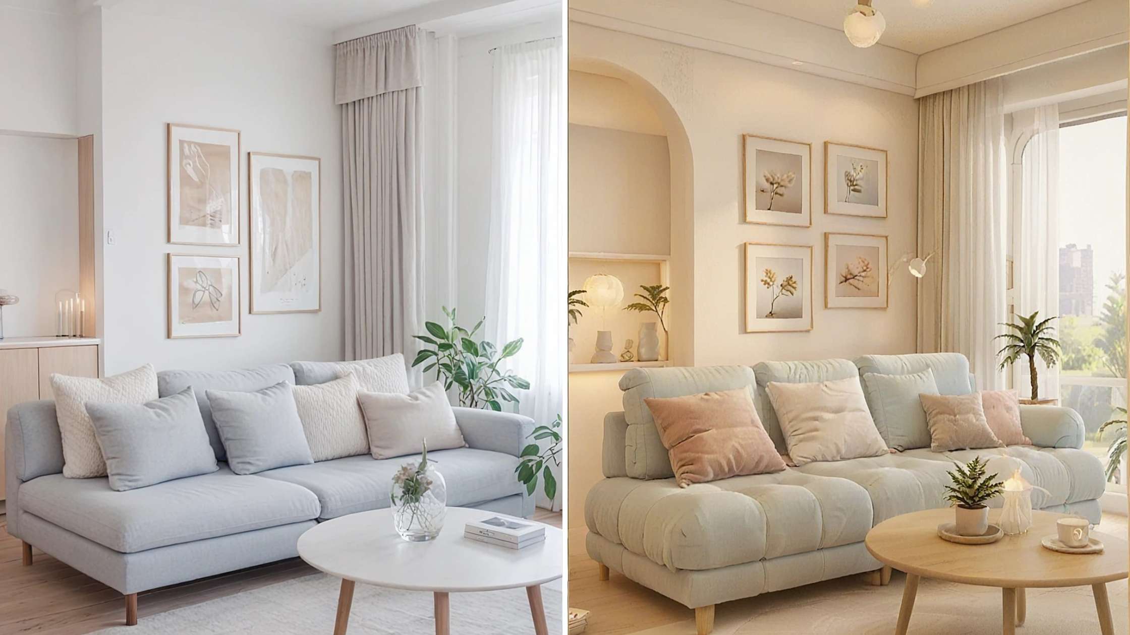 cores para ambiente pequeno