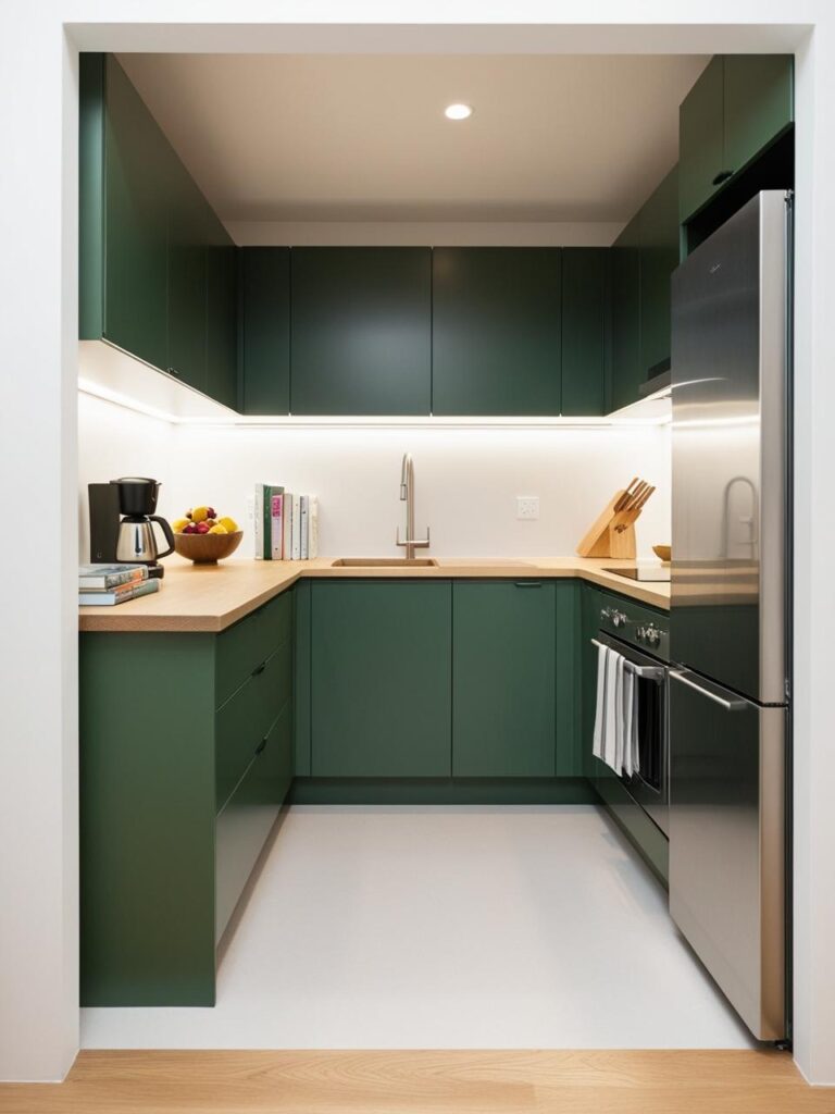 cozinha pequena verde musgo (3)