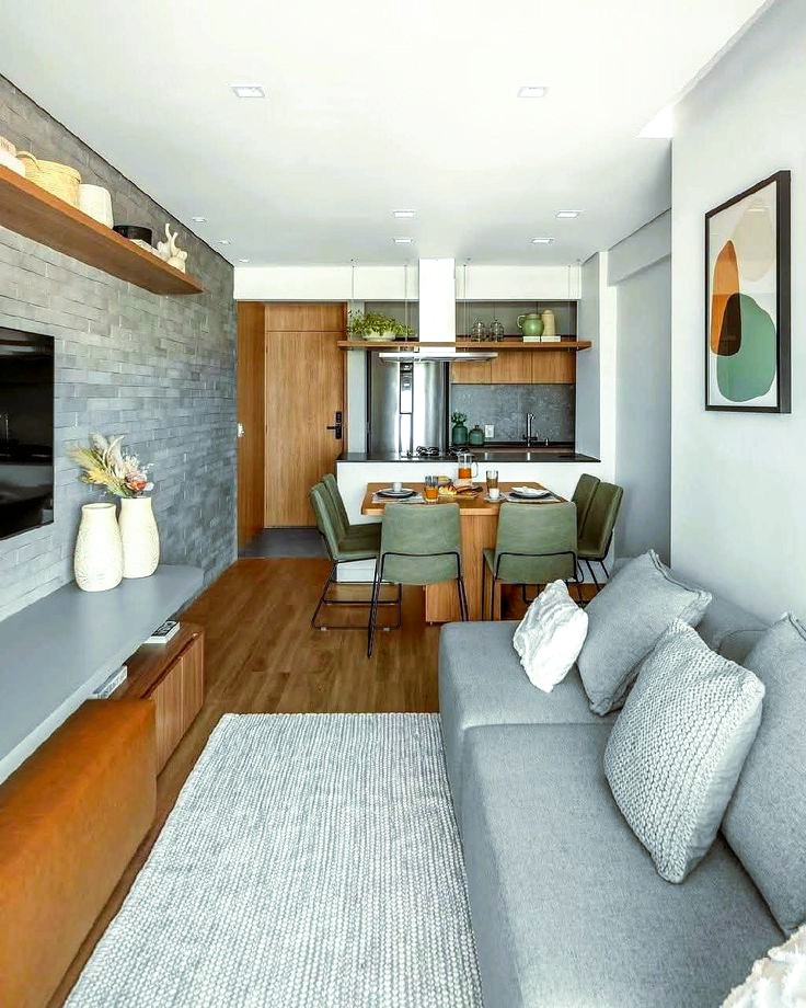 sala de jantar integrada com sala de estar (9)
