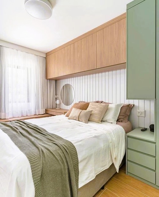 armários aéreos – quarto