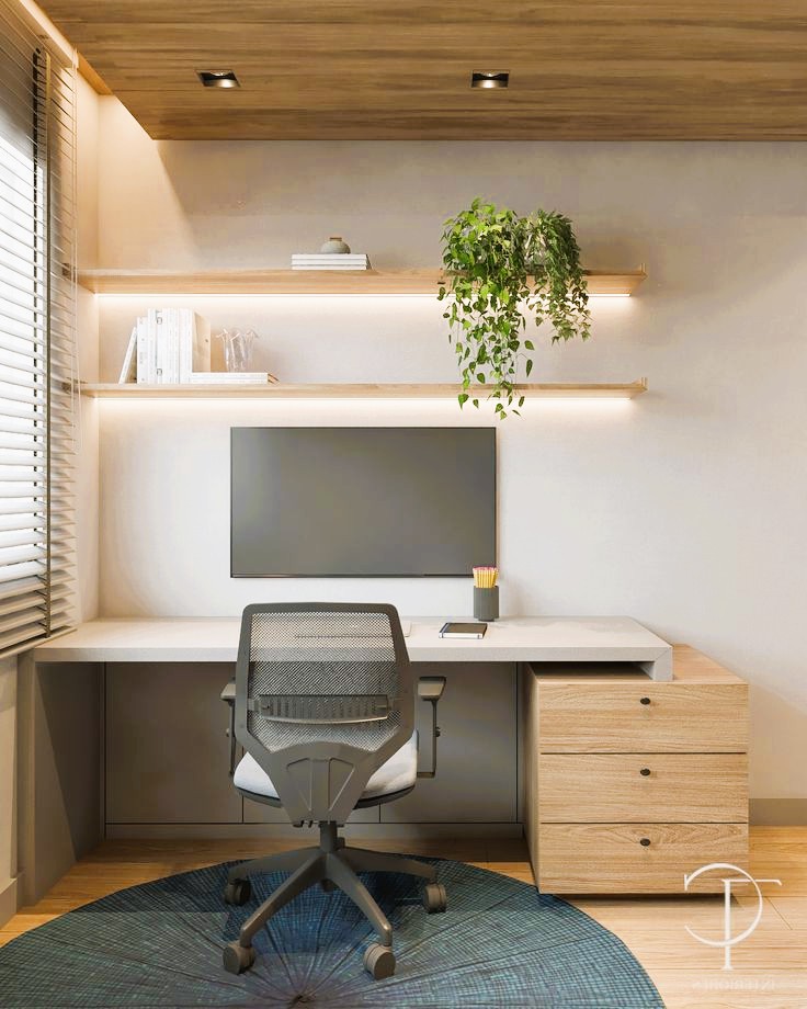 cores para home office – cinza claro
