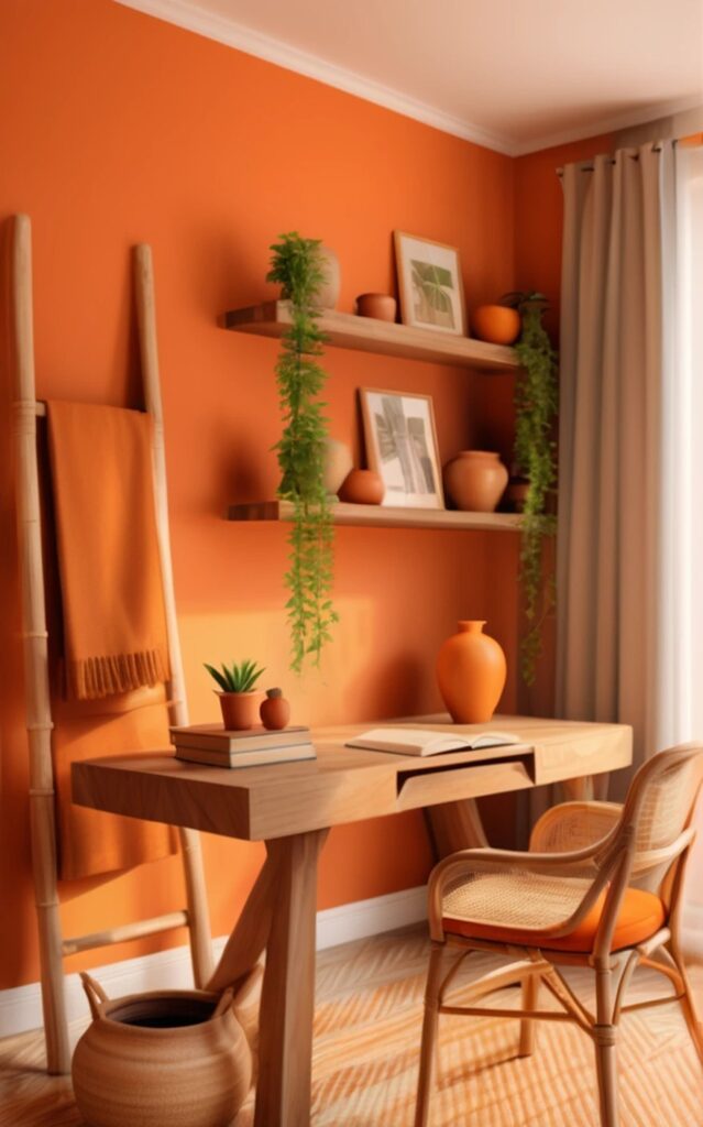 cores para home office – terracota
